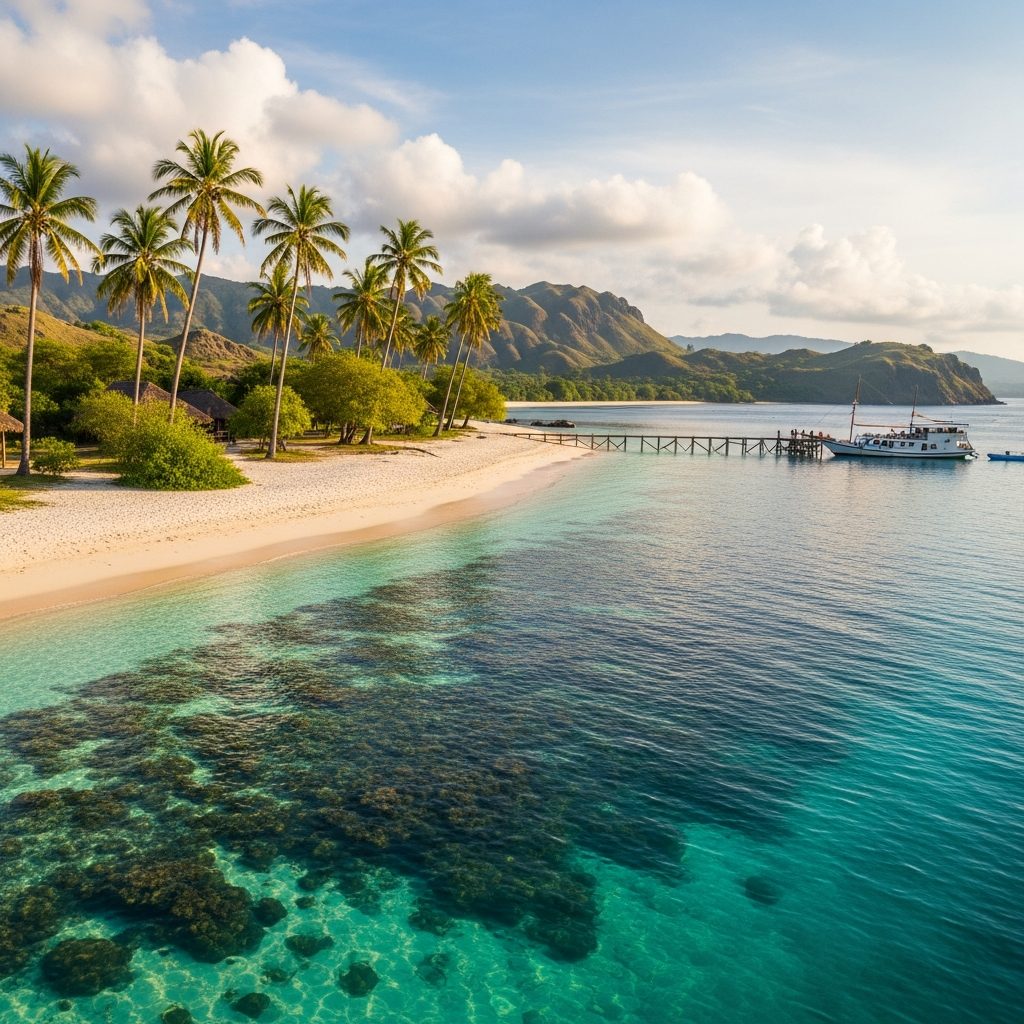 Bidadari Island tropical paradise