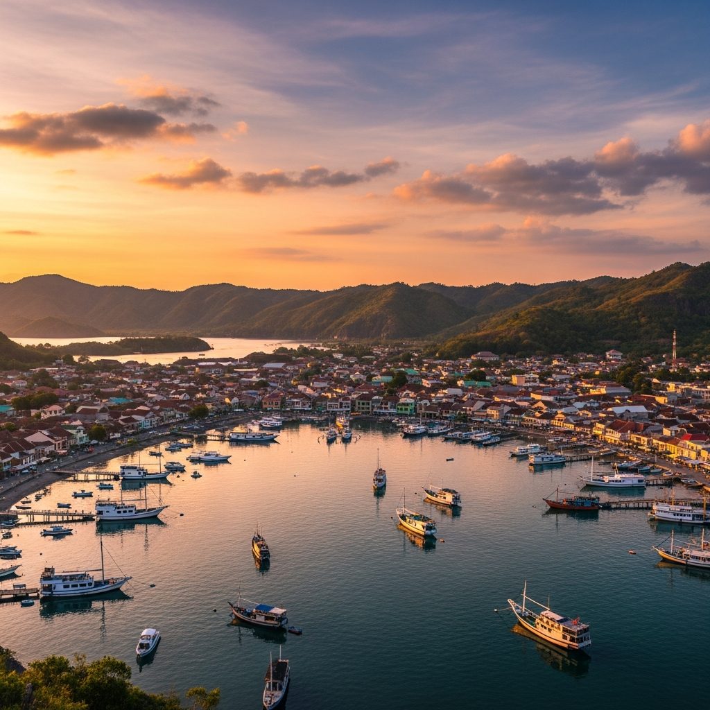 Labuan Bajo town gateway to Komodo