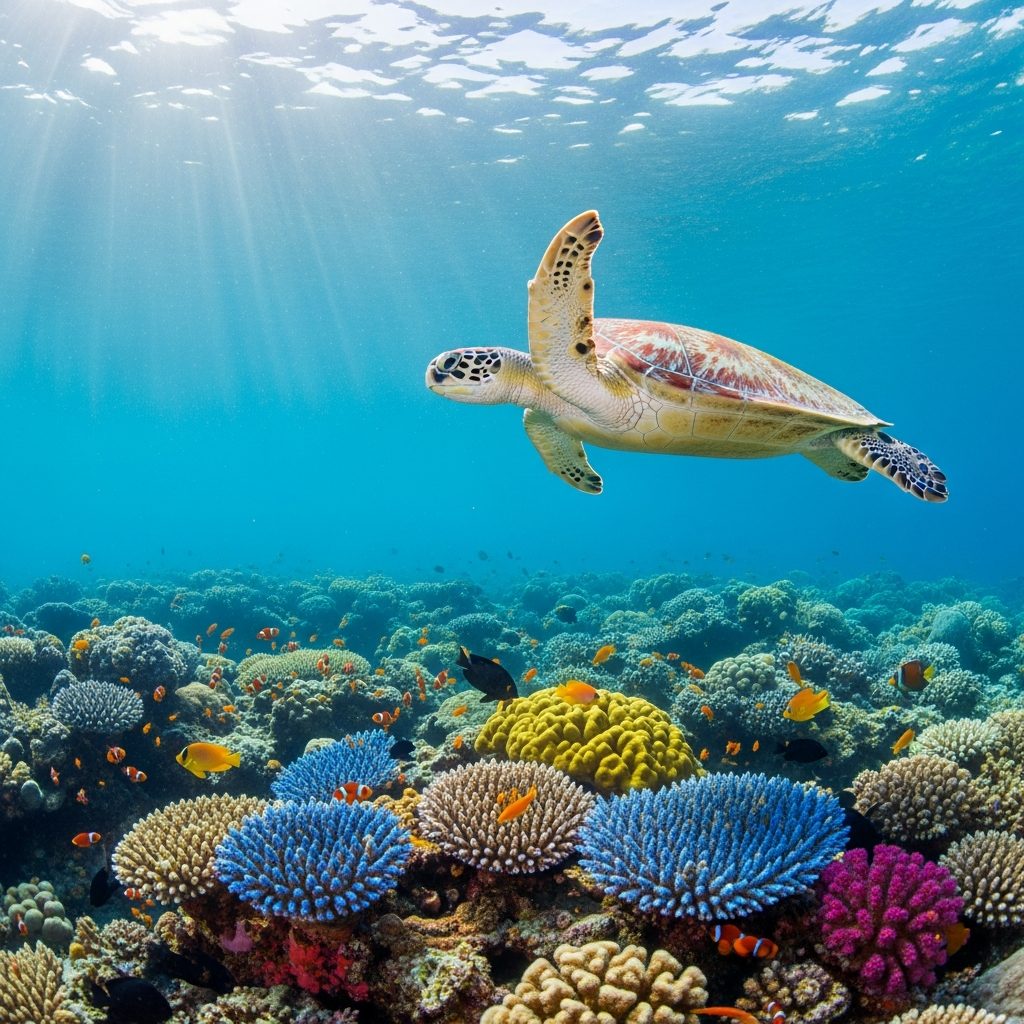 Siaba Island sea turtle sanctuary