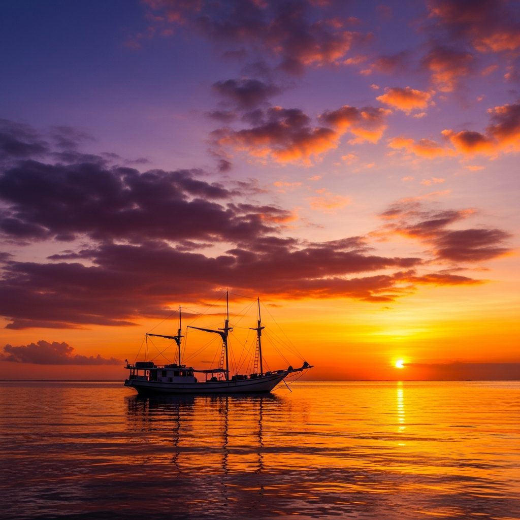 Sunset cruise in Labuan Bajo